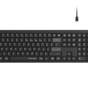 A4Tech FBX55C Bluetooth & 2.4G Wireless Keyboard - Black