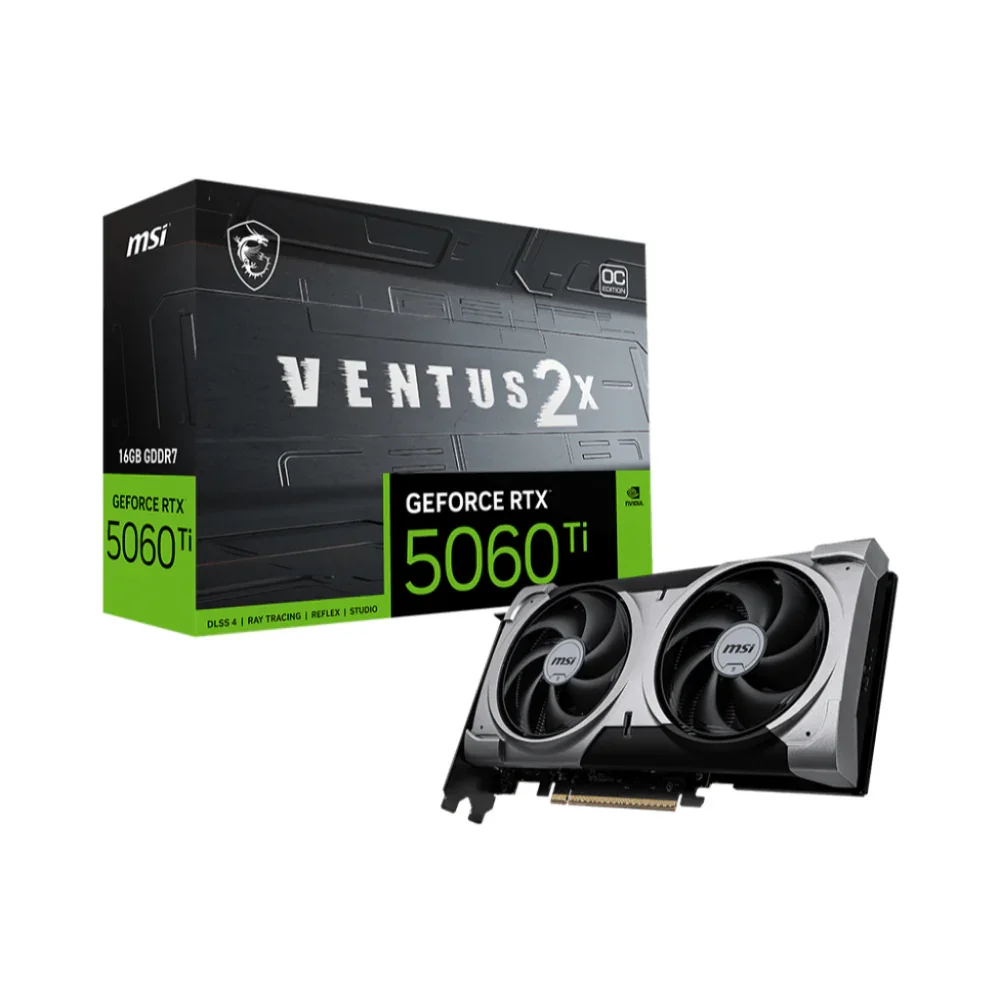 MSI GeForce RTX 5060Ti Ventus 2X 16GB OC Plus