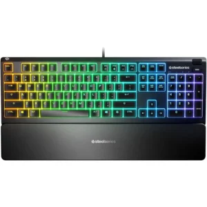 SteelSeries Apex 3 Whisper-Quiet Switches Full Size Gaming Keyboard