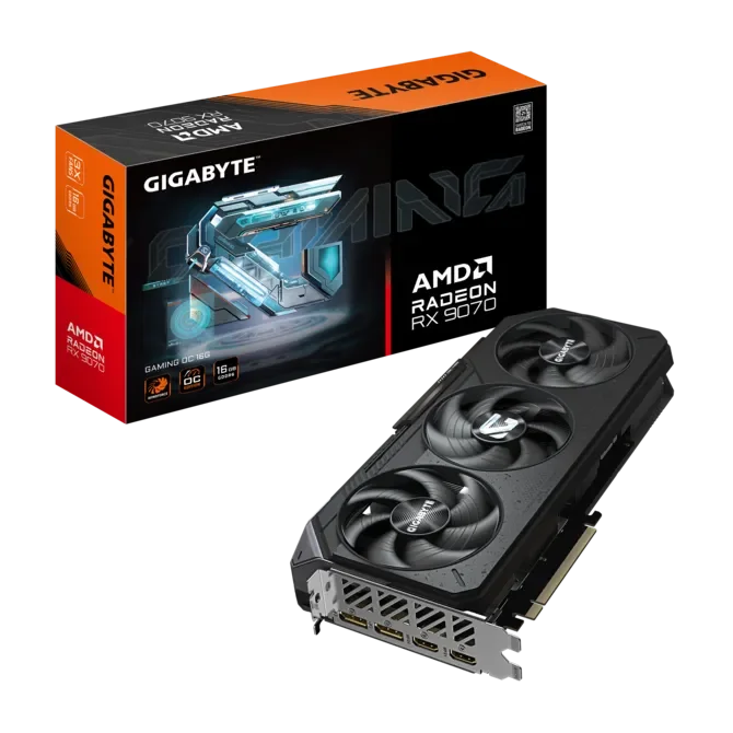 Gigabyte Radeon™ RX 9070 GAMING OC 16GB 256BIT GDDR6