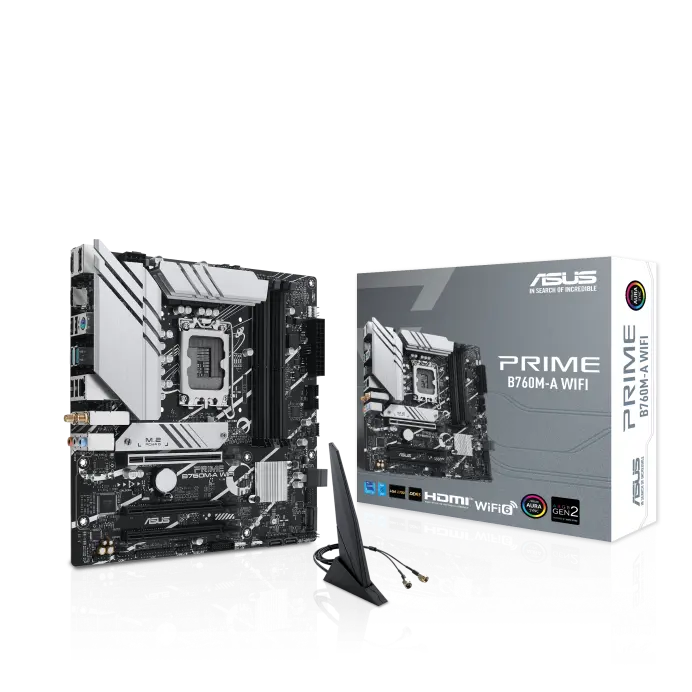 ASUS PRIME B760M-A WIFI LGA 1700 mATX mortheboard