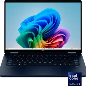 HP OmniBook X Flip 14 KP0023DX Intel Core Ultra 7 355 24GB 512GB SSD 14.0" 2K IPS Touchscreen x360 Display Backlit KB Win11 Atmospheric Blue
