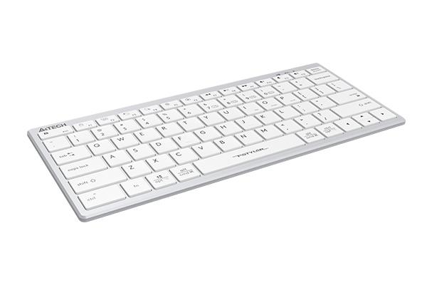 A4Tech FBX51C Mini White Wireless And Bluetooth Keyboard - Image 3