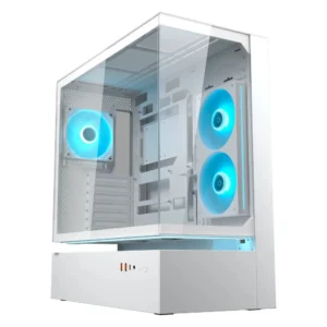Cougar CFV235 Mid Tower ATX Float in Form Flow in Function Case White