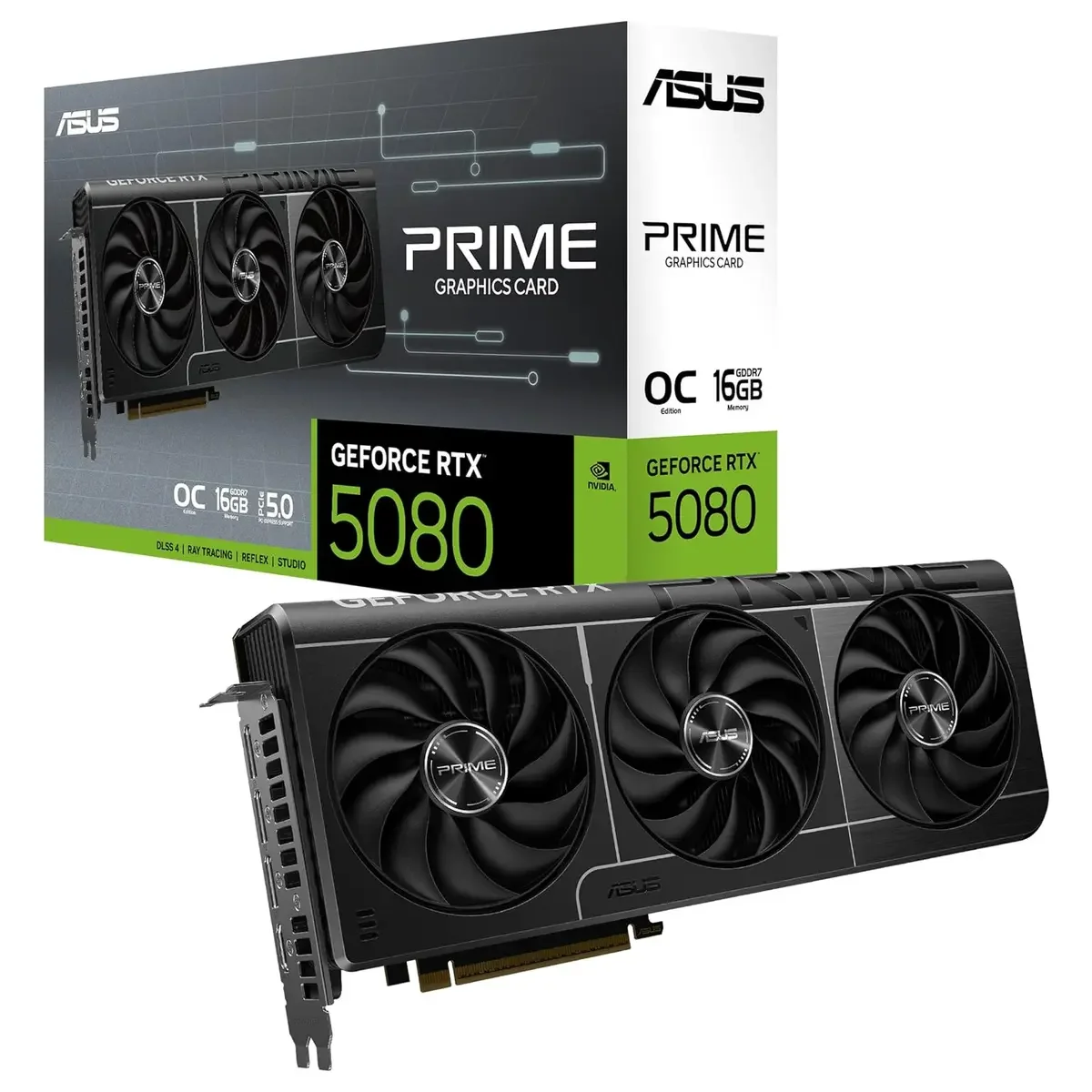 Asus Prime GeForce RTX™ 5080 OC Edition 16GB GDDR7