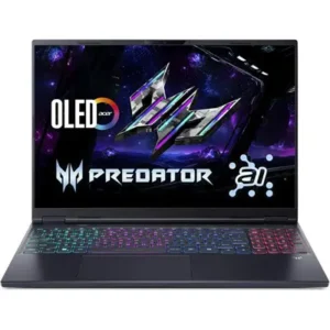 Acer Predator Helios Neo 16S AI PHN16S-71-99SA Intel Core Ultra 9 32GB D5 1TB SSD 16" OLED WQXGA 240Hz Display NVIDIA RTX 5070Ti 12GB Graphics RGB Backlit KB Win11 Home Black (Official Warranty)