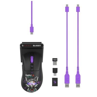 Bloody R73 Ultra Duo Wireless Gaming Mouse - Cypher Ghost - Image 2