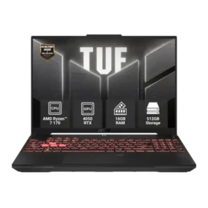 Asus TUF A16 FA607NUQ AMD Ryzen 7 170 16GB 512GB SSD 16'' WUXGA Display RTX 4050 6GB Backlit KB Windows 11 Mecha Gray