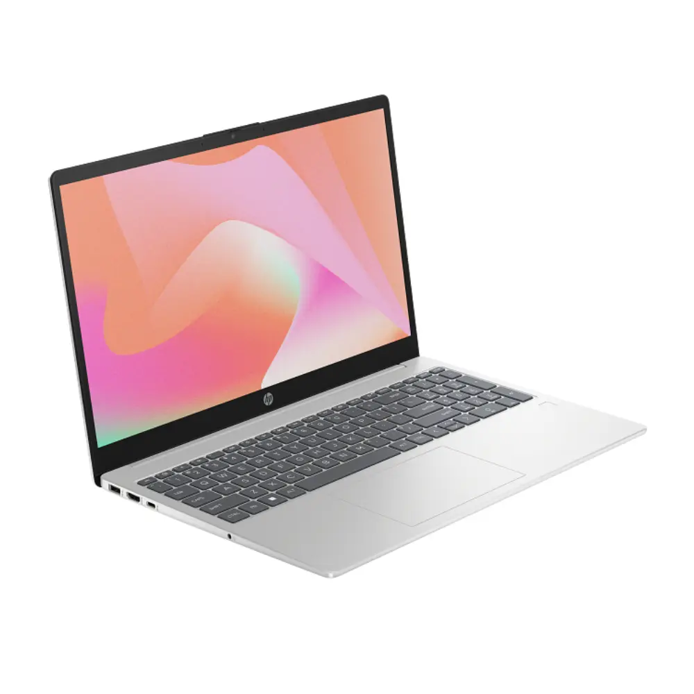 HP 15 FC0844AU AMD Ryzen 7 7730U 16GB 512GB SSD 15.6" FHD Display Backlit KB Fingerprint Reader Dos Natural Silver - (Official Warranty) - Image 2