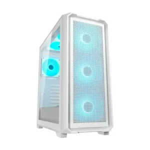 Cougar MX600 Air Pro Mid Tower Gaming PC Case - White