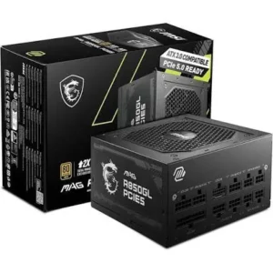 MSI MAG A850GL 850W 80 Plus Gold PCIE5 Gaming Power Supply