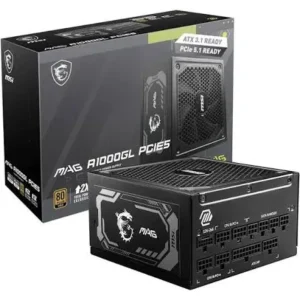 MSI MAG A1000GL 1000W PCIE5 80 Plus Gold Power Supply