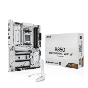 Asus B850 MAX Gaming Wifi White DDR5 Motherboard