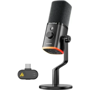 Maono PD100W Wireless Podcast Microphone
