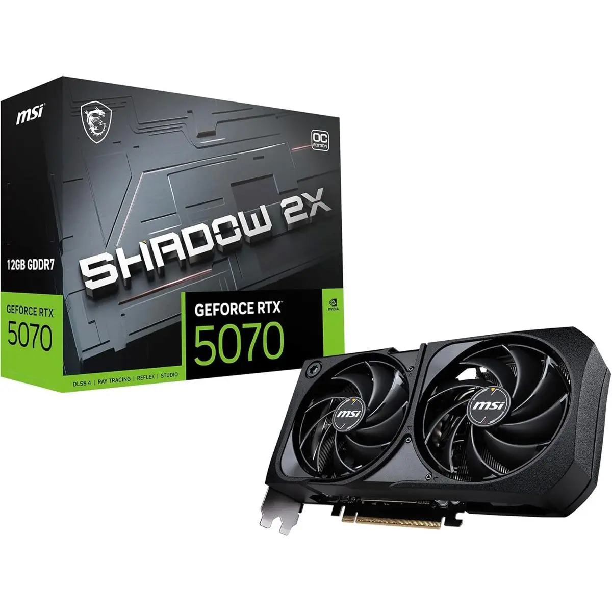 MSI GeForce RTX 5070 Shadow 2X 12G OC