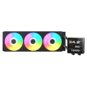 COUGAR Poseidon Vistek Pro RGB 3.95" Display LCD 360mm - Black - White
