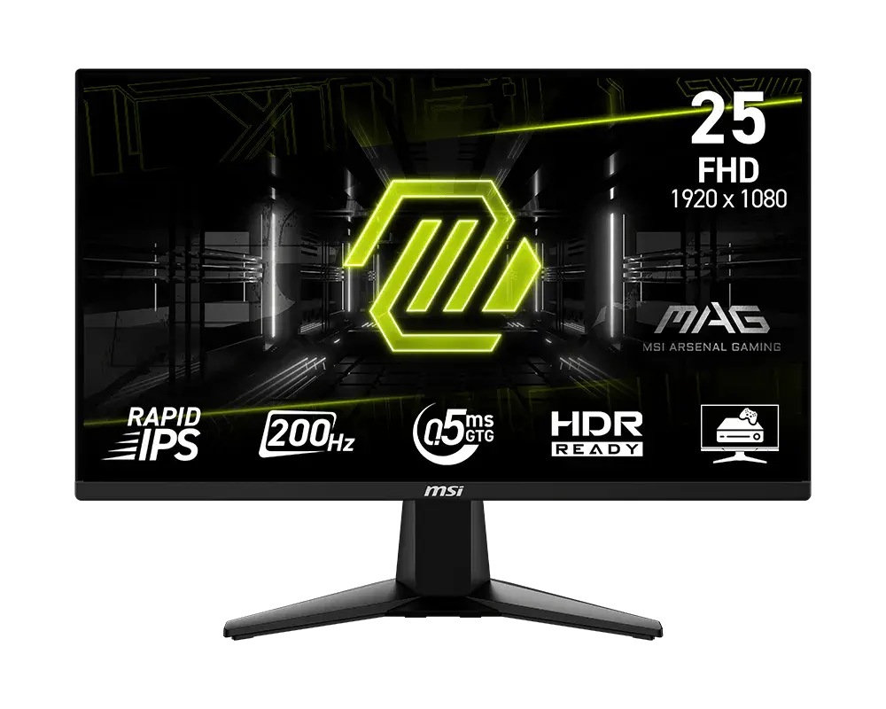 MSI MAG 255F E20 25" Rapid IPS 200Hz Gaming Monitor