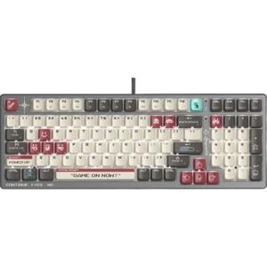 Bloody S98 Hot-Swappable BLMS Mechanical Gaming Keyboard, Pixels Red, Red Plus Switch