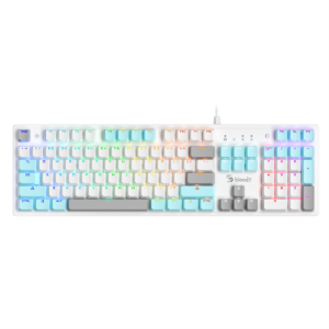 Bloody S520N Mechanical Switch RGB Gaming Keyboard - ICY WHITE