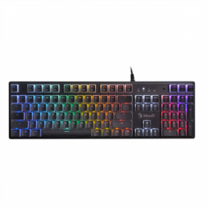 Bloody S520N RGB Mechanical Switch Gaming Keyboard - Pudding Black