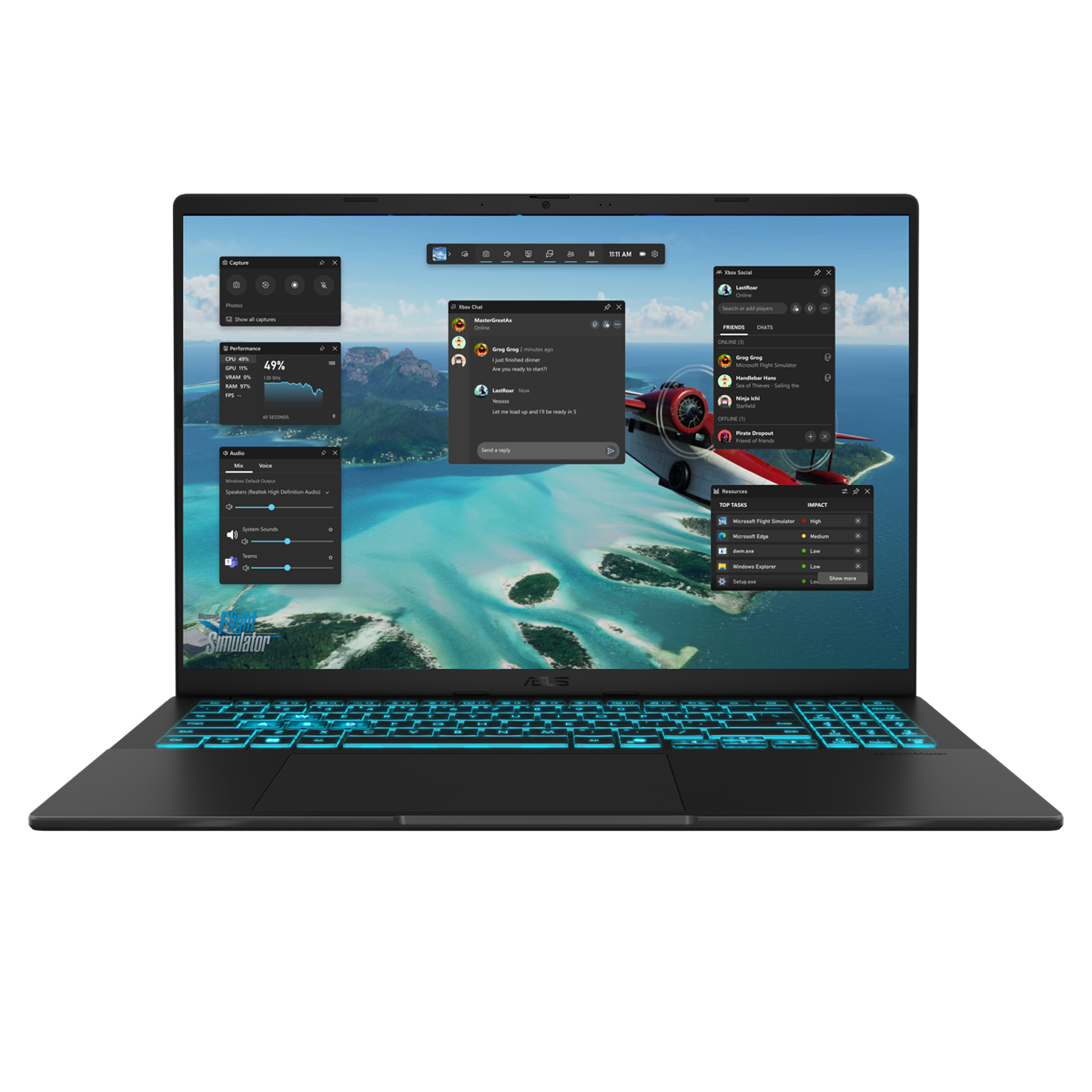 Asus Vivobook 16 V3607VU-RP118 Intel Core 7 240H 16GB D5 1TB SSD 16.0" WUXGA NVIDIA RTX 4050 6GB Graphics Backlit KB Dos Matte Black - (Official Warranty)