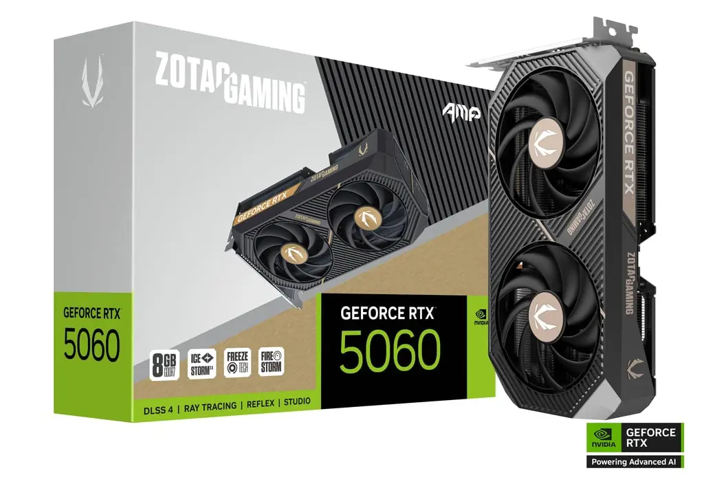 ZOTAC GAMING GeForce RTX 5060 AMP 8GB GDDR7
